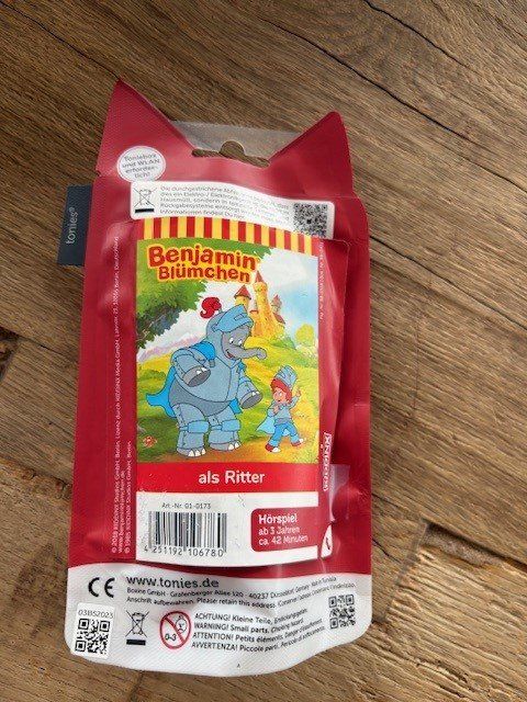 Tonies Statuette: Tonie Benjamin Bluemchen als Ritter, neu! – Nuovo e nell'imballaggio originale da Zürich venduto da Schnexi 1