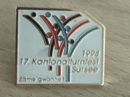 Pin 17. Kantonalturnfest Suisse 1994 Zäme gwönne