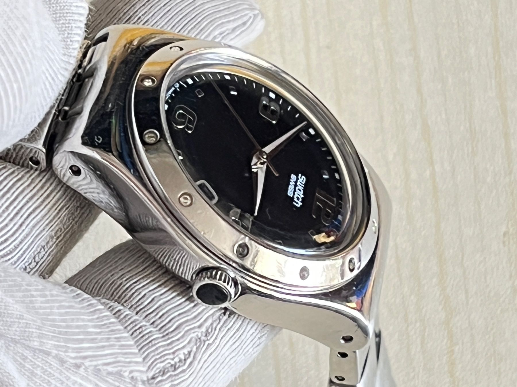 Swatch Orologi: Swatch Irony Quartz Damenuhr – Usato da Grenchen venduto da chththl 4