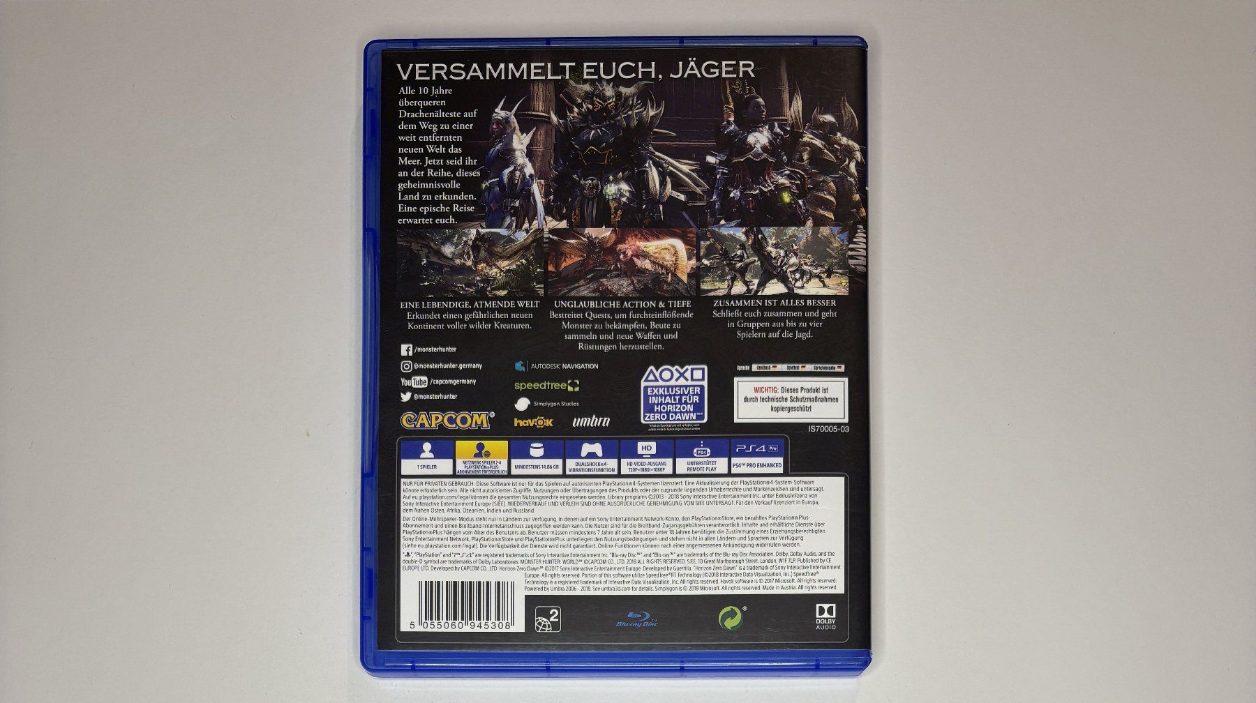 Giochi: PS4 - Monster Hunter World – Usato da Allschwil venduto da Bullach 2