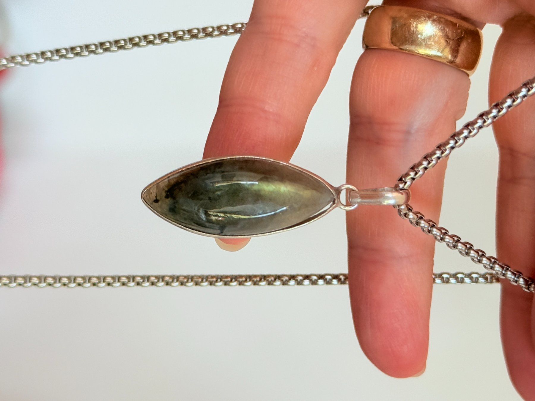 Catenine: Collier avec Labradorite – Nuovo e nell'imballaggio originale da Genève venduto da AWWA 8