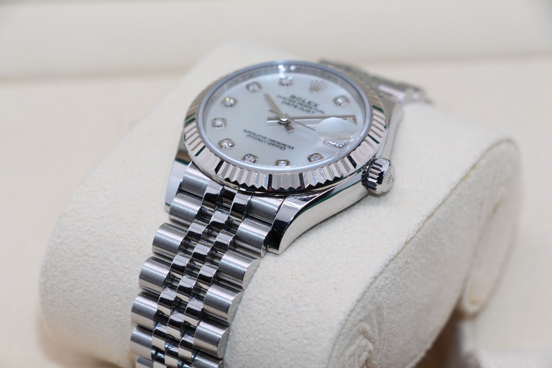 Rolex Orologi: Rolex Datejust 31 MOP Diamonds Ref. 278274, Full-Set 1. Hand – Usato da Zug venduto da eMDi_Collection 5