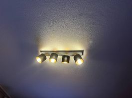 Lampe Schwarz Gold