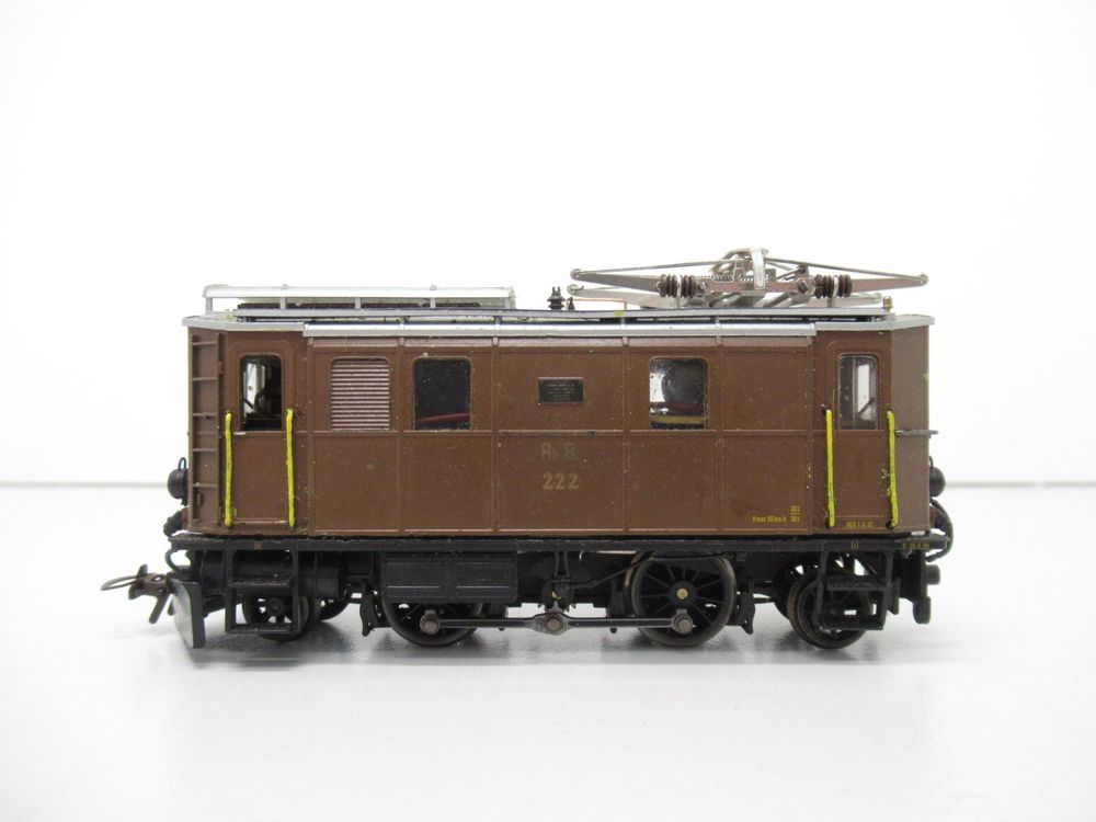 Bemo Modelleisenbahnen: Bemo 1256 122 E-Lok Ge 2/4 RhB Rhätische Bahn Analog H0m – Gebraucht aus Basel von mhmarken 1