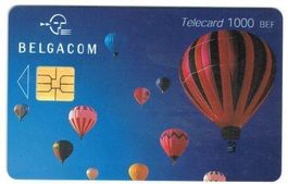 Telefonkarte Belgien Ballon, 2. Auflage