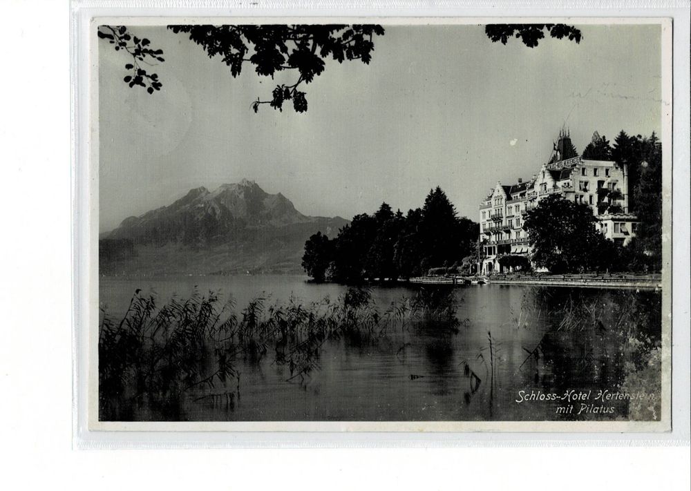 Schloss Hotel Hertenstein Lu Gel 1934 Grossformat Kaufen Auf Ricardo