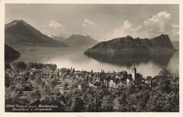Vitznau (LU) Panorama am Vierwaldstättersee