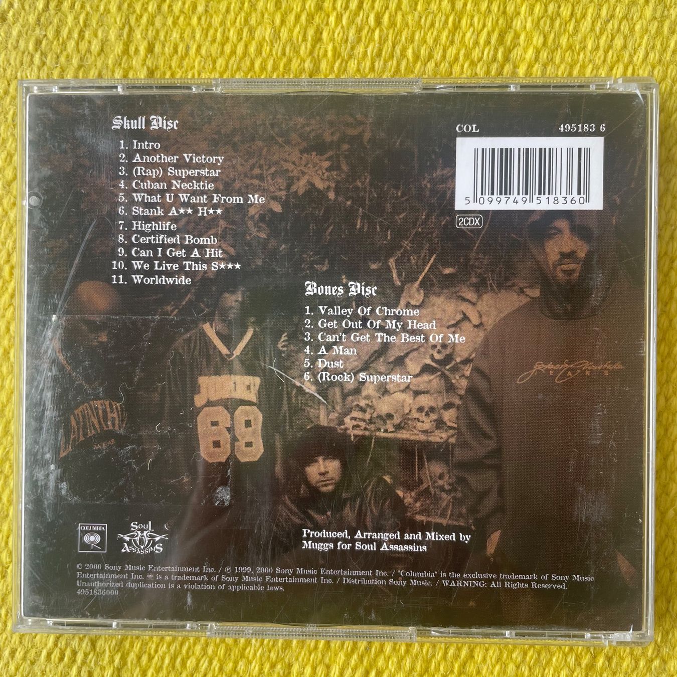 CD: CYPRESS HILL-2CD SKULL&BONES – Usato da Rorschacherberg venduto da CD-Roli 1