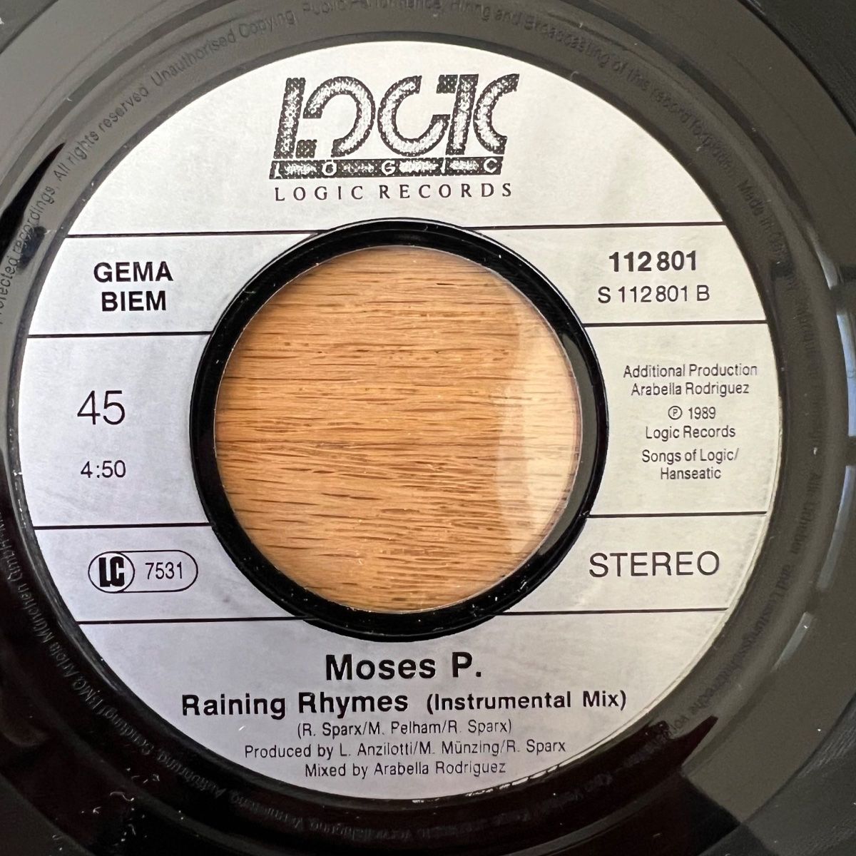 Dischi in vinile: Moses P. - Raining Rhymes / 1. D-Press. 1989 – Usato da Gais venduto da soundcave57 3