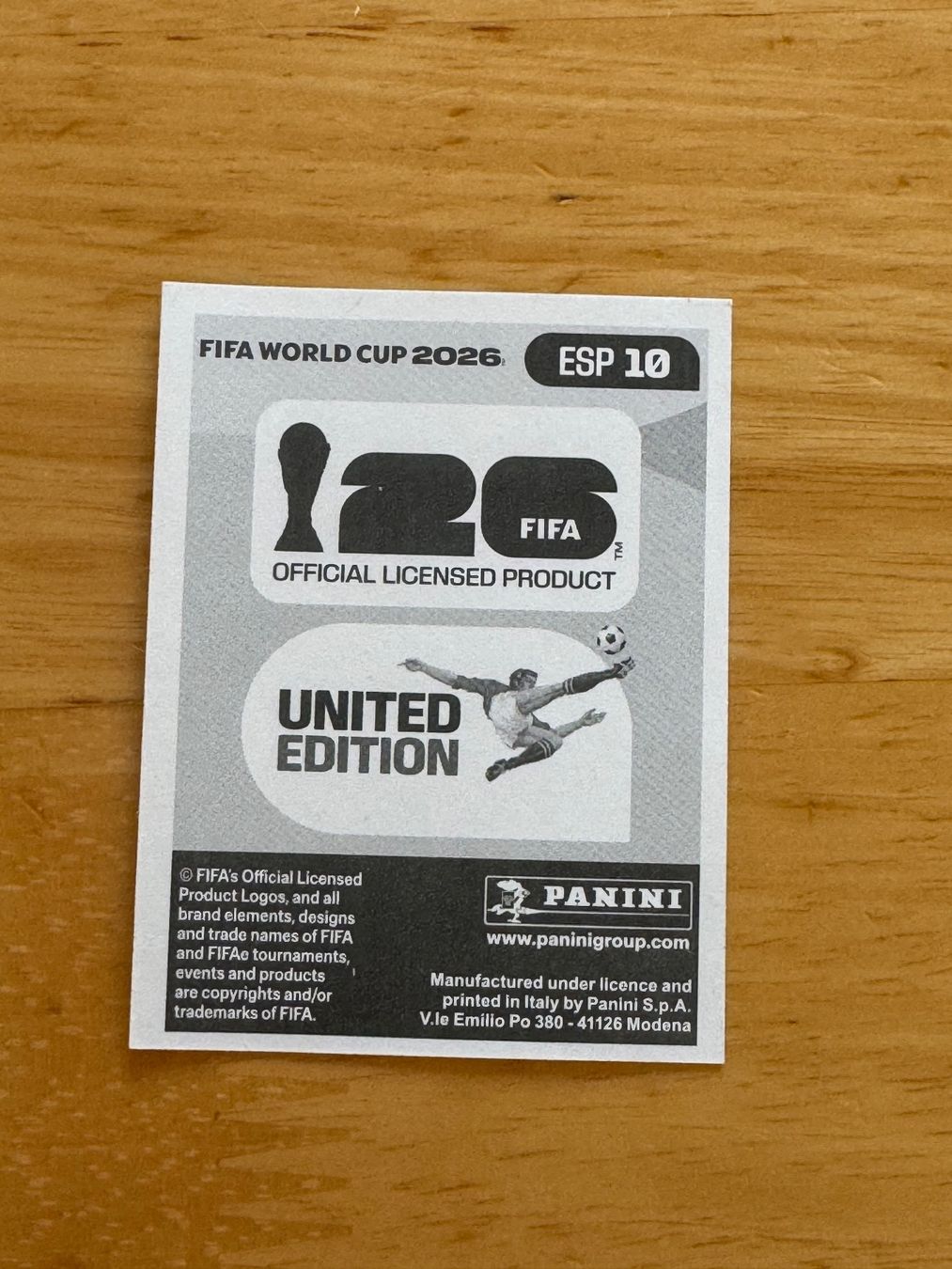 Panini Cartes à collectionner: ESP 10 Panini FIFA World Cup WM 2026 – Neuf avec emballage d'origine à Zürich par wtpooh 1