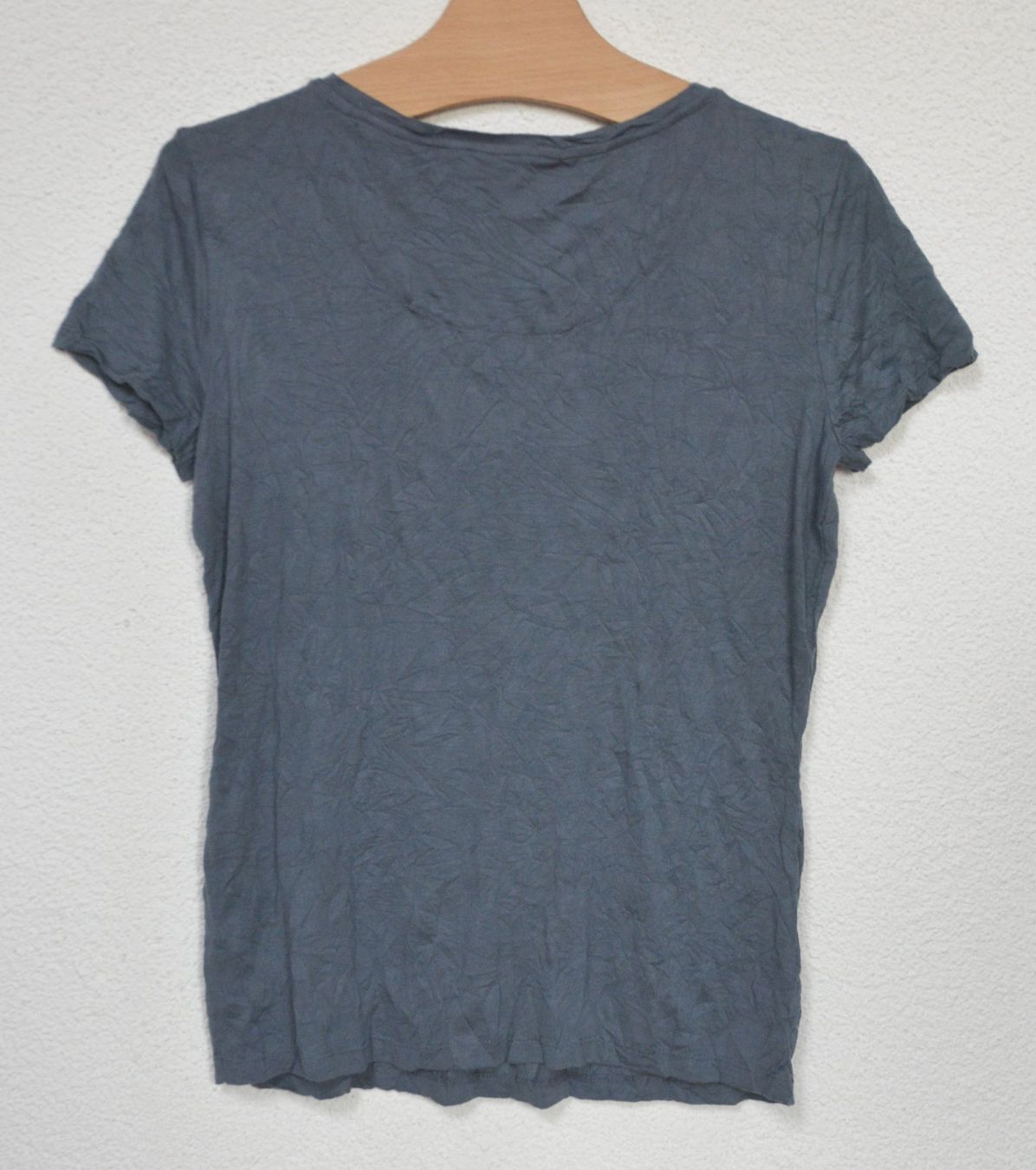 Tom Tailor T-Shirts: Graues crinkle Shirt von Tom Tailor, Grösse: S – Gebraucht aus Niederhasli von littledrop 1