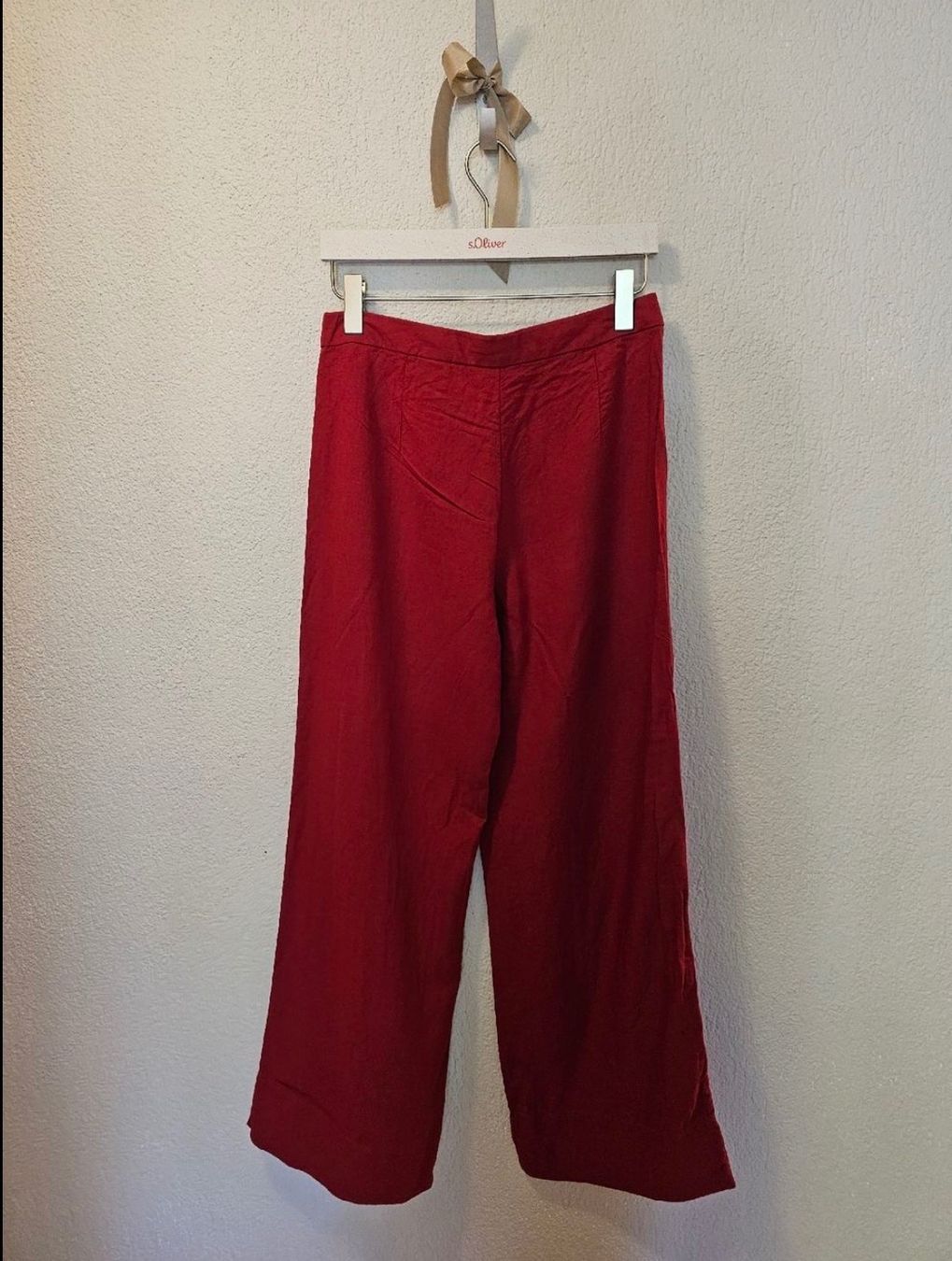 H&M Hosen: Rote H&M Leinen Hose Grösse 40 - passt 38 – Gebraucht aus Neerach von topshotta 3