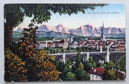 Bern und die Alpen vom Schänzli