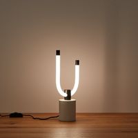 Micasa URANO Tischleuchte 41cm Schwarz LED 6W - Neu 199,-