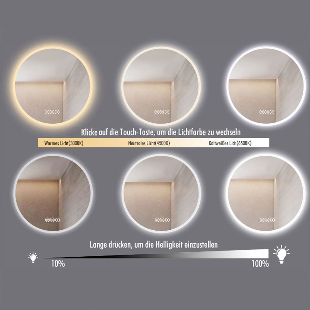 Spiegel: LED-Spiegel Rund MUDI - 60cm – Neu und originalverpackt aus Wallenwil von toesstal-vertrieb 4