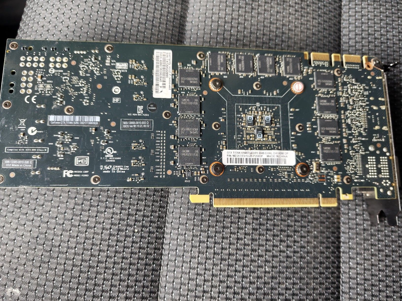 Nvidia Schede grafiche: Nvidia GTX TITAN 6GB GDDR5 384B – Usato da Sarnen venduto da Laut_musik 1