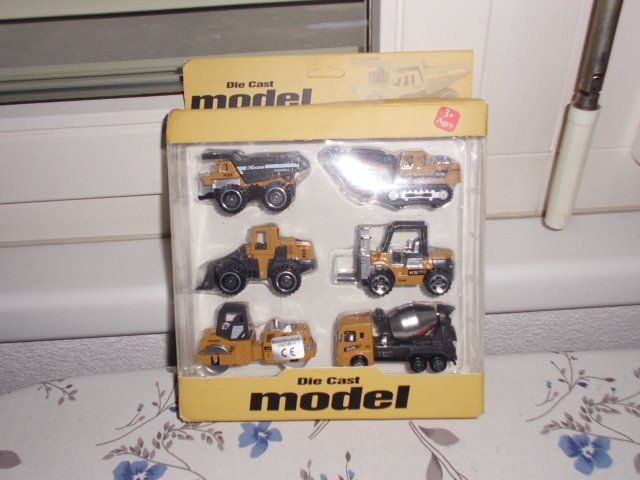 Giocattoli: Baumaschinen 6 teiiges Set – Nuovo e nell'imballaggio originale da Möhlin venduto da Dominik69