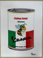 Mister M&M: Italian Warhol Vespa Soup, signiert 3/50
