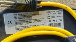Kabelrolle, Kabel-Rolle 33 Meter