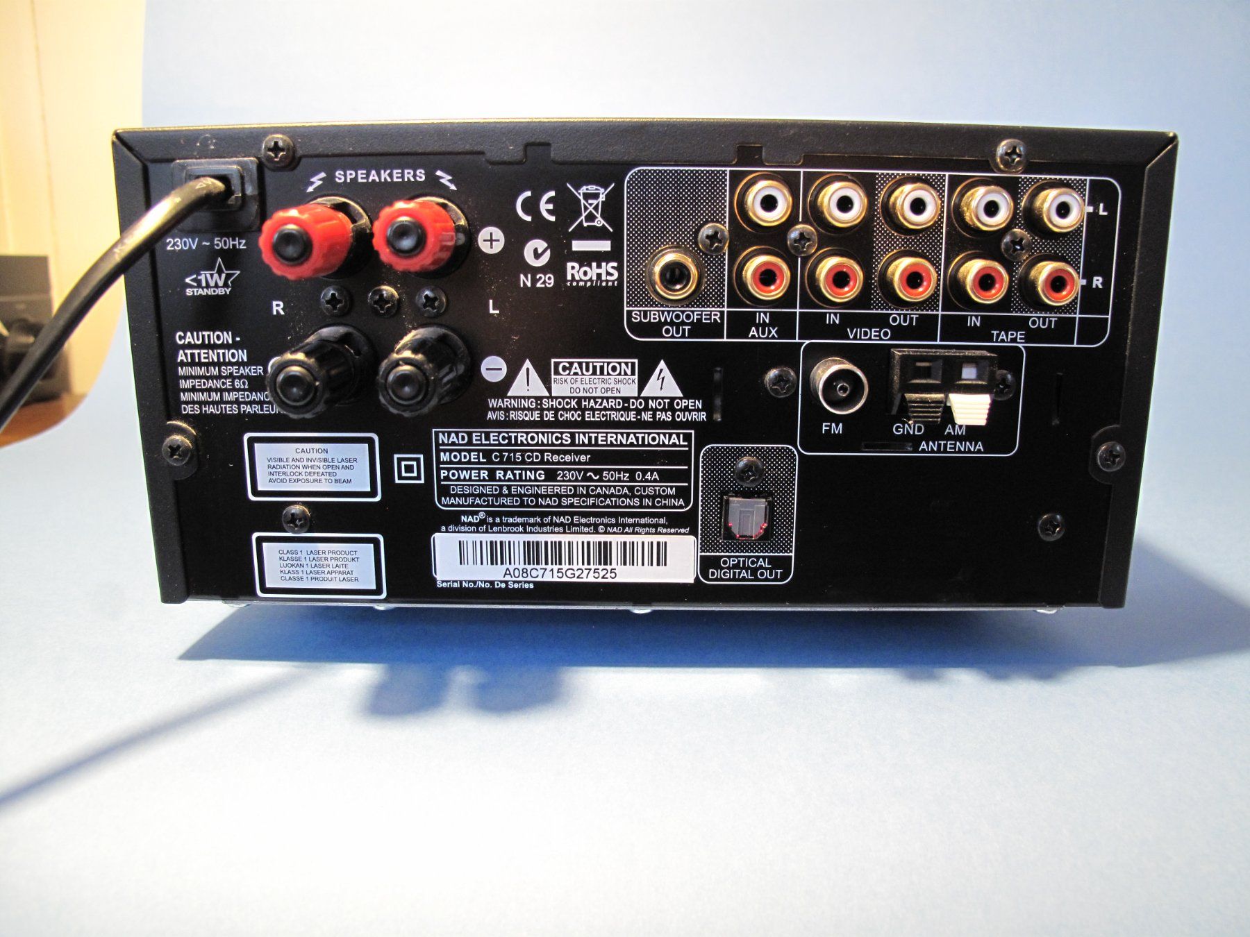 Nad Ricevitori: NAD CD Receiver C 715 – Usato da Winterthur venduto da salzfass.19 4