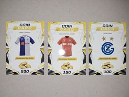 SportZoo Brack Super League, Coin Cards, GCZ