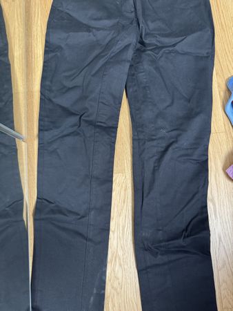 Patrizia Pepe Hose Gr. 46 Schwarz  Stoffhose Baumwolle neu.