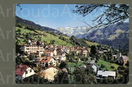 AK color Seewis GR Dorf mit Scesaplana,© Schiess ≈ 1969