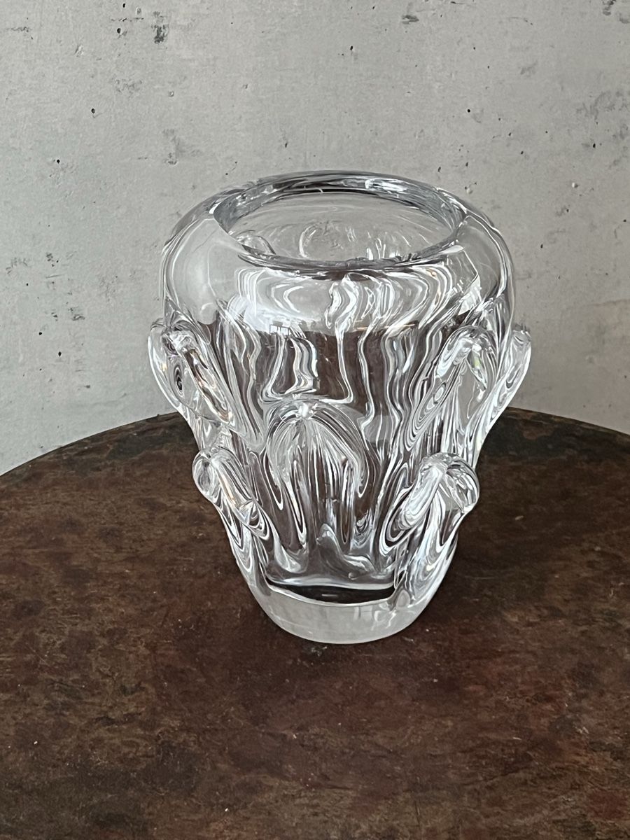 Vasi & Recipienti: Antike, spezielle massive Kristallglas Vase – Usato da Wabern venduto da La-Vitrine