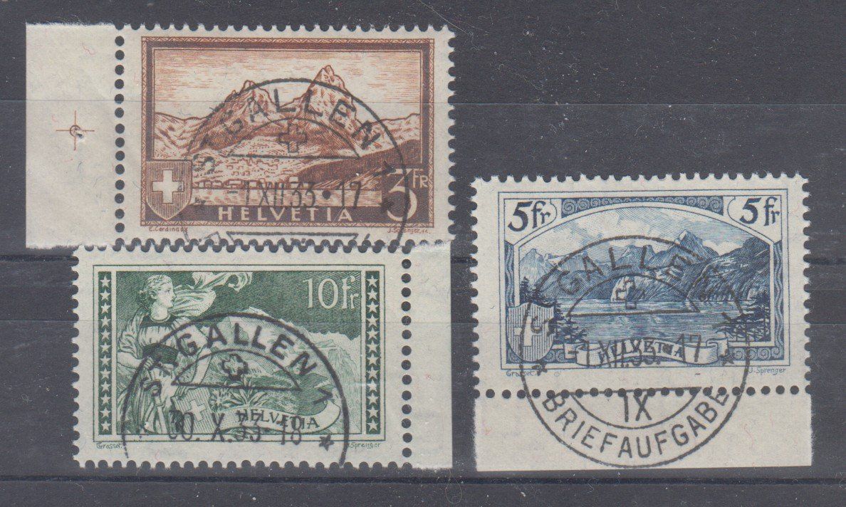 Alle Briefmarken: 177 - 179 oblitérés luxe – Gebraucht aus Boécourt von Denteles66