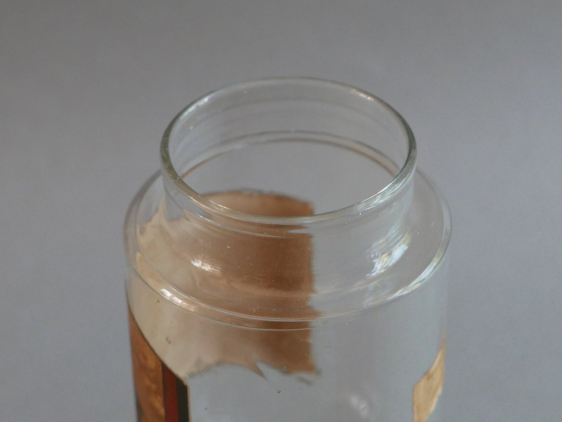 Bicchieri: ANTIKE APOTHEKER-DOSEN GLAS 19. JH. – Usato da Balgach venduto da Zwischenraum 2
