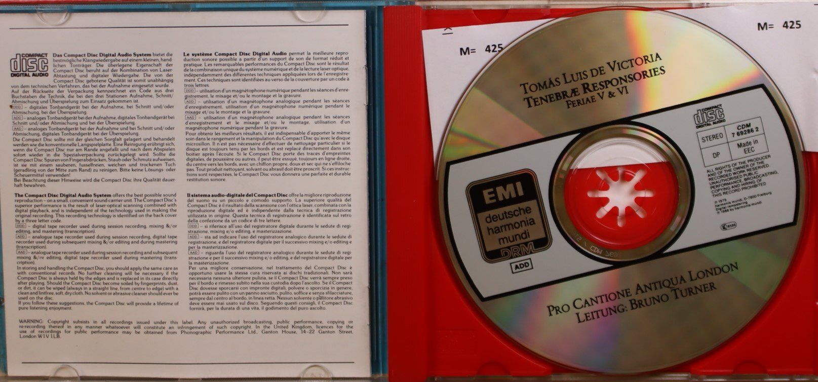 CDs: Tenebrae – Responsories – Gebraucht aus Luzern von CONTENTI 1