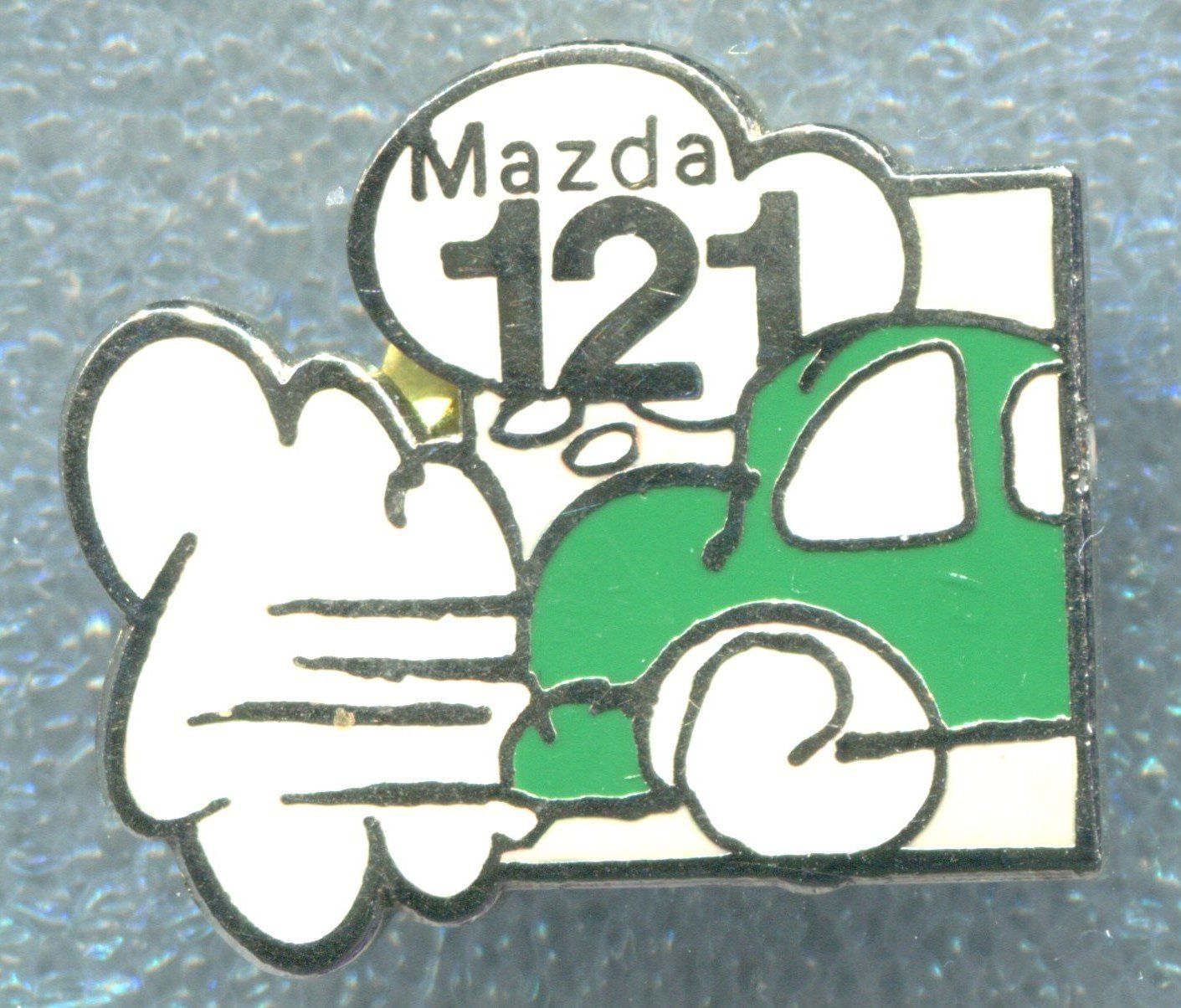 Placchette & Badge: Mazda 121 grün – Usato da Winterthur venduto da Sammleroase