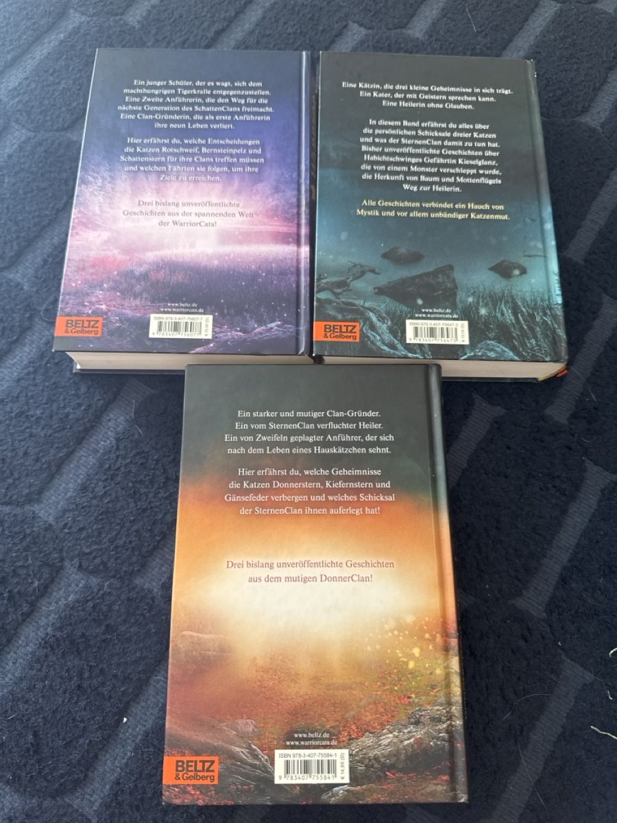 Libri: 3x div. Warrior Cats Bücher – Usato da Zürich venduto da szityu 2