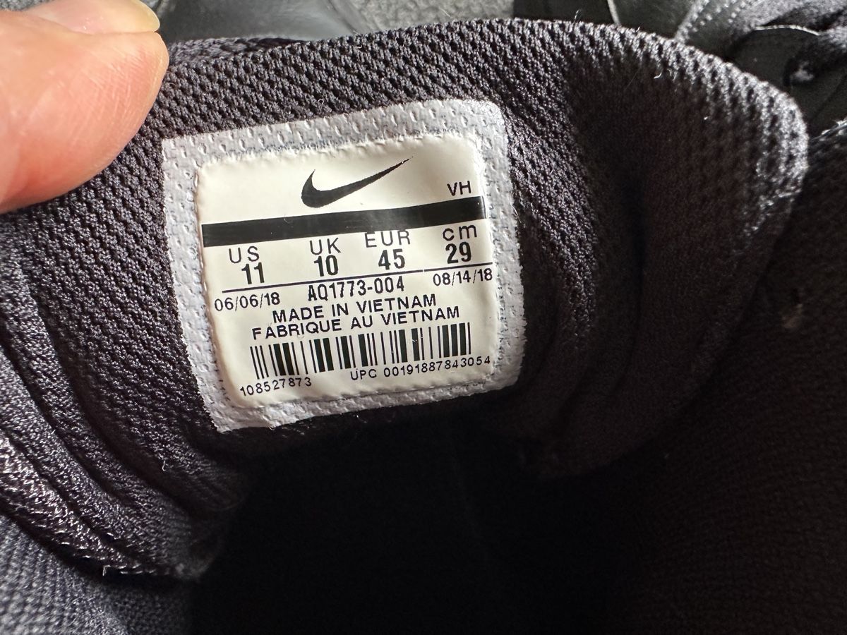 Nike Scarpe da uomo: Nike Ebernon Mid Air Force homme taille 45 noir – Usato da Bulle venduto da LeMoleson 6