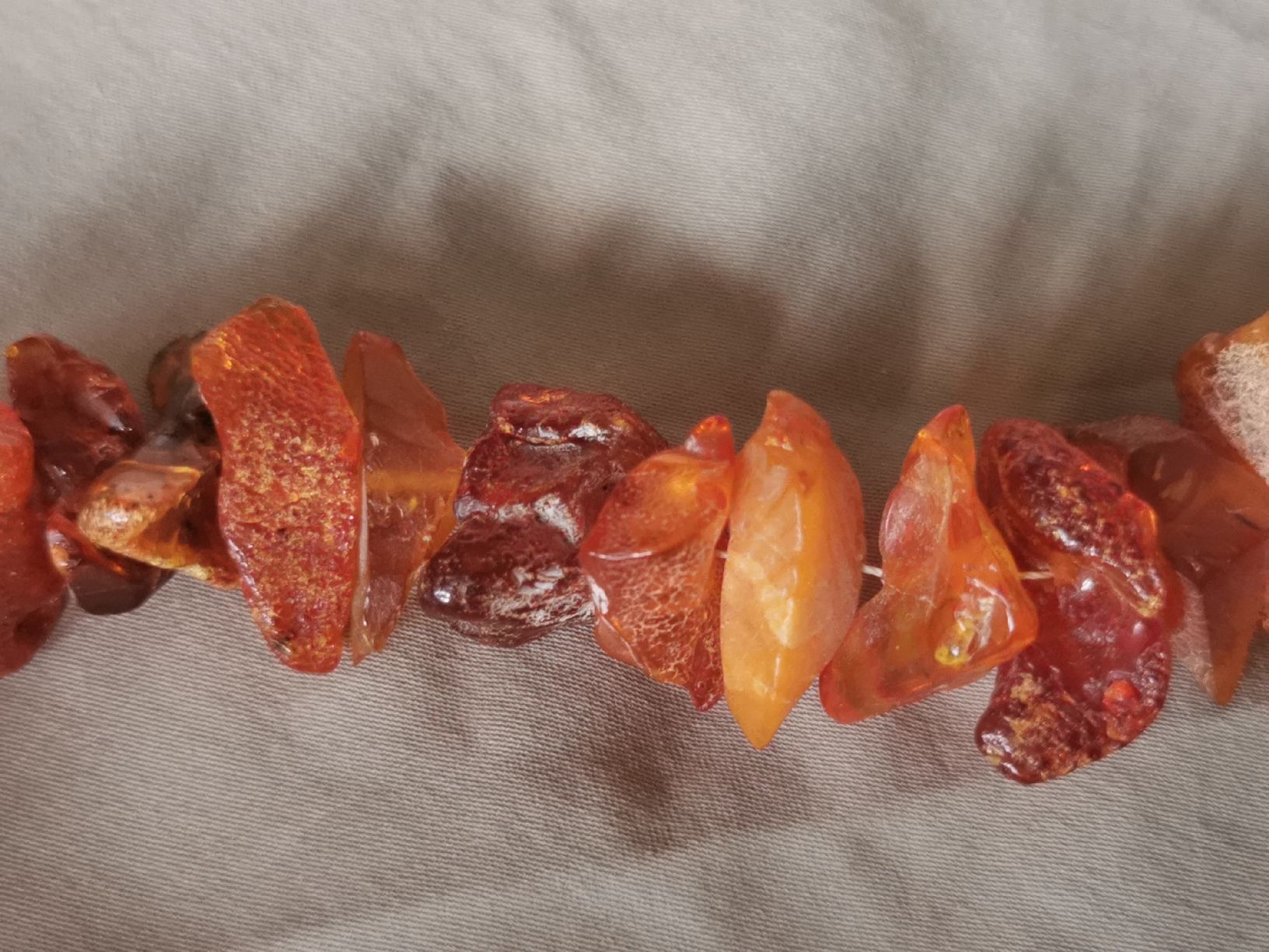 Onyx Catenine: Bernstein Kette 62 cm. – Usato da Schlieren venduto da vlalif 4