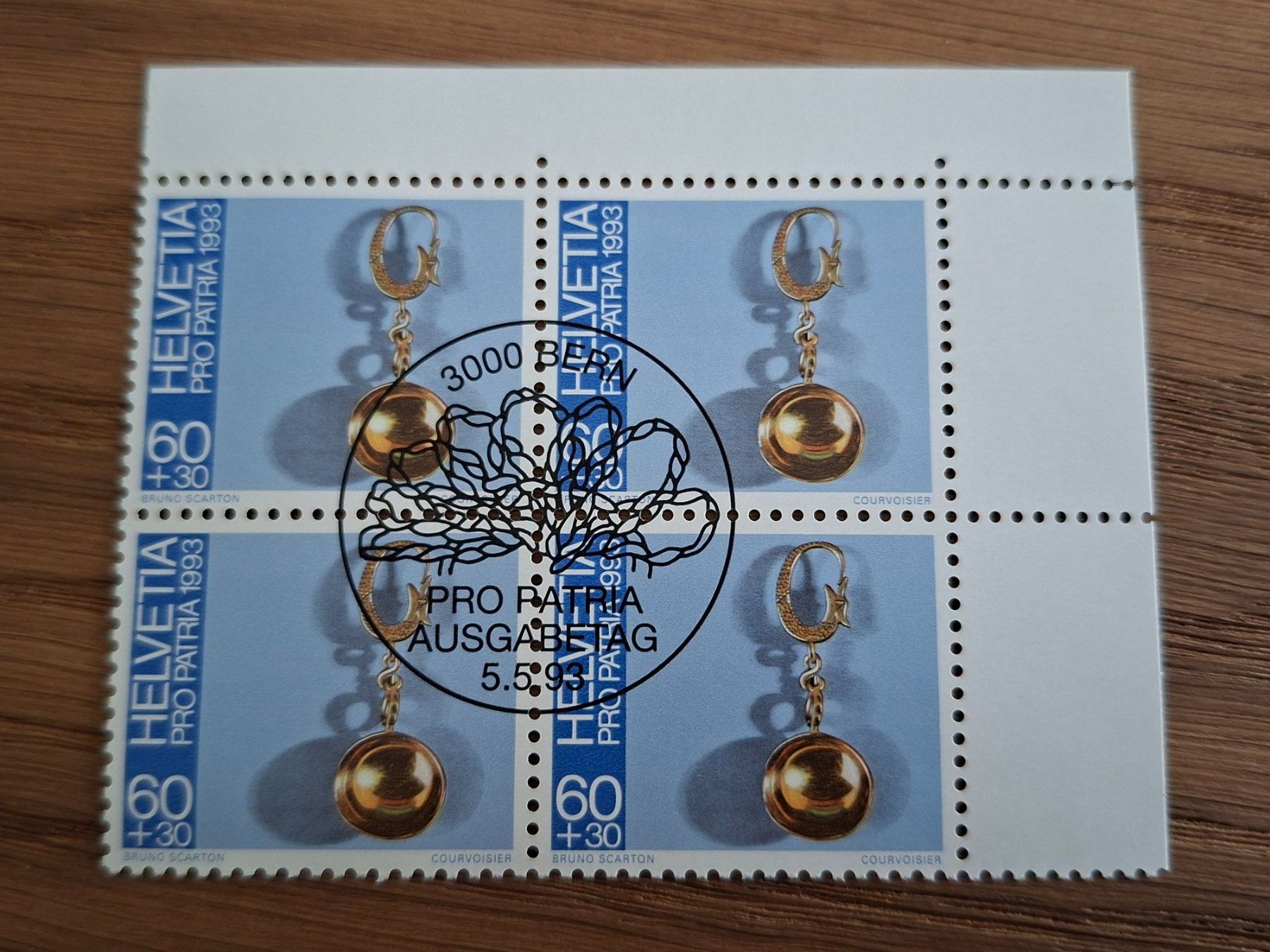 Tutti i francobolli: 4er Blocks: Pro Patria 1993 – Nuovo (secondo la descrizione) da Hinterkappelen venduto da 1399 2