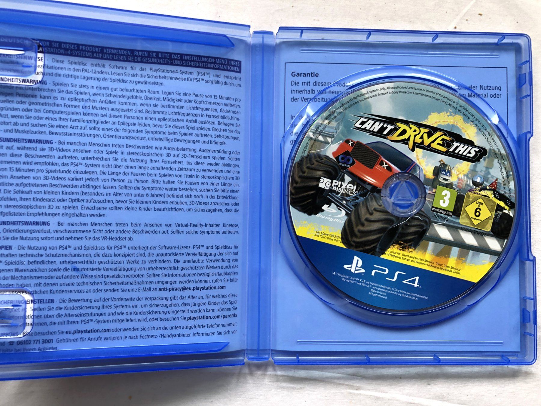 Giochi: PS4 - CAN'T DRIVE THIS – Usato da Schaffhausen venduto da durruti 1