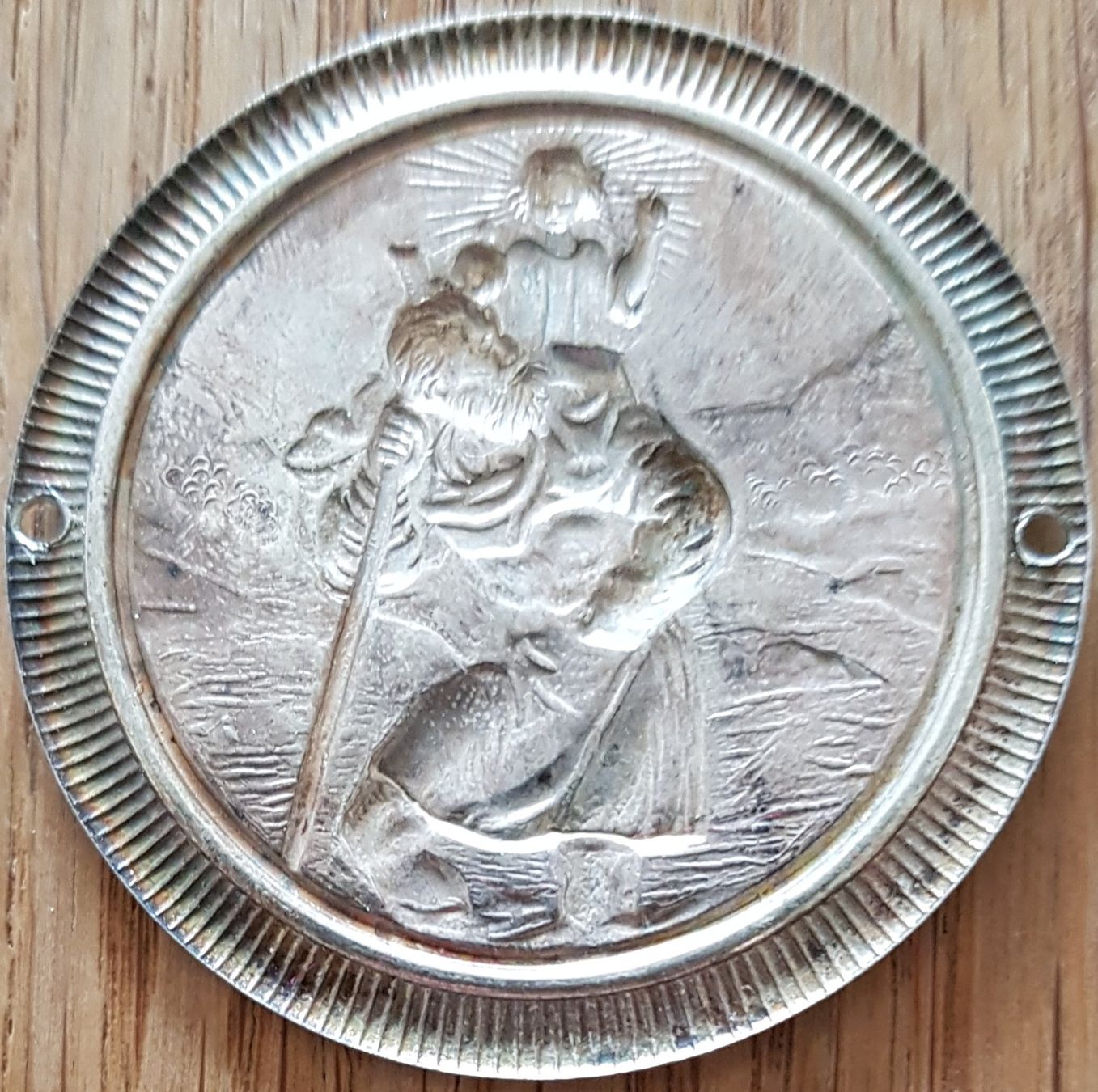 Medaillen: Plakette / Medaille Christophorus – Gebraucht aus Neuchâtel von Blondy_73 1