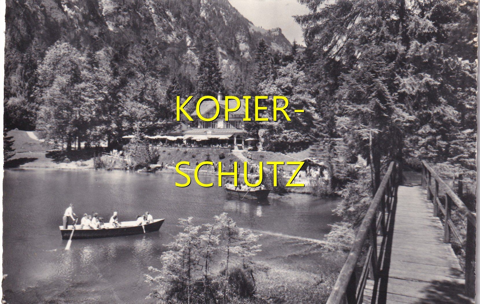 Cartoline postali: Blausee (belebt) /bc – Usato da Hombrechtikon venduto da Rudolf07