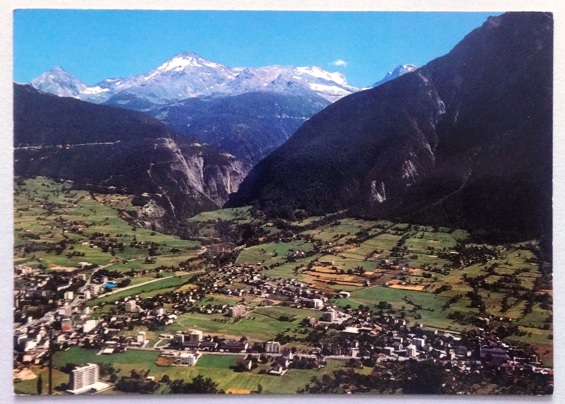 Ansichtskarten: Glis und Brig, Wallis – Gebraucht aus Fétigny von Billy2miny