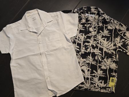 Sommer Hemdenset: Next School & Zara, Grösse 128