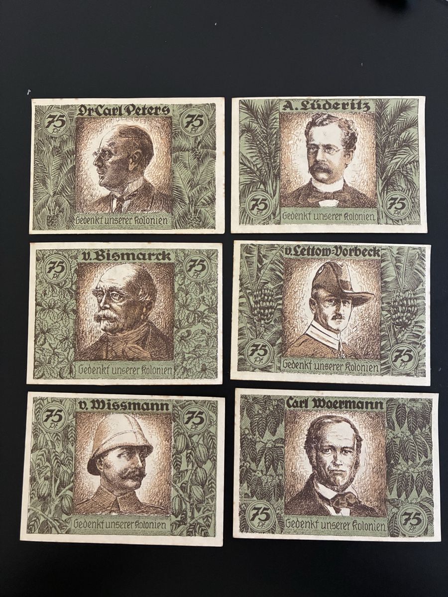 Banconote: 6 verschiedene notgeld  – Nuovo (secondo la descrizione) da Dällikon venduto da Woldbanknoten 2