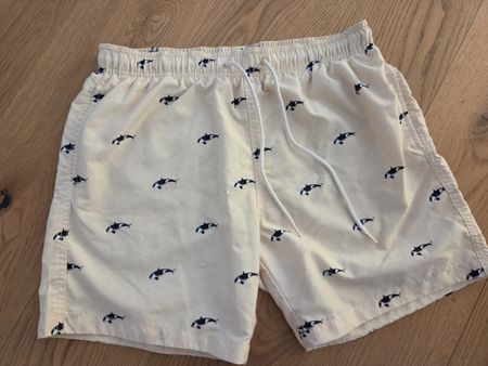 Badeshorts H&M, gelb, Orca Muster, Grösse M, guter Zustand