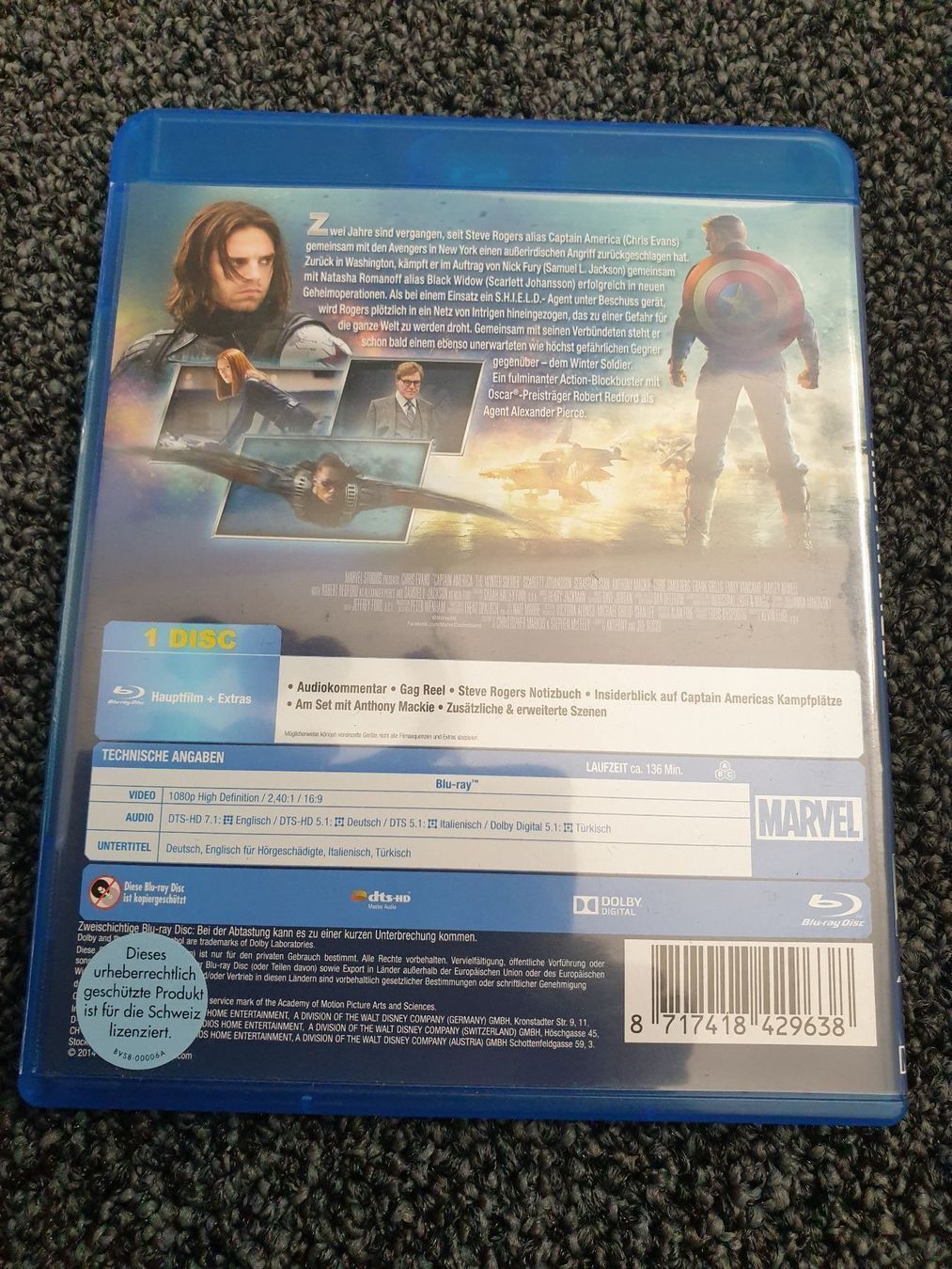 Tutti i DVDs: FIRST AVENGER – Usato da Ruswil venduto da jan_bxl5 1