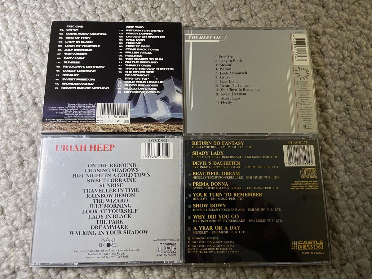 CDs: 4x Uriah Heep  – D'occasion à Reinach AG par trigger7811 2