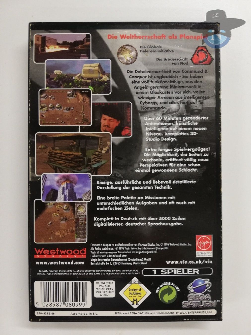 Sega Spiele: Command & Conquer Tiberiumkonflikt – Gebraucht aus St. Gallen von zorro_dc 1