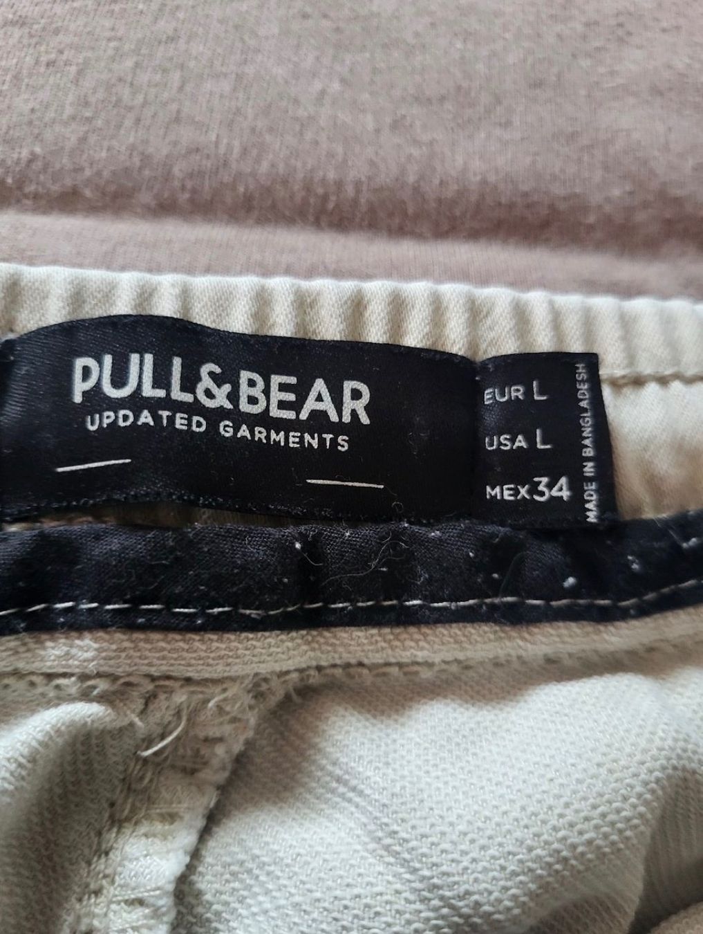 Pull&Bear Pantaloni: Pull&Bear Cargo Pants, Light Beige, Size L [34] – Usato da Kreuzlingen venduto da ROMANR1 2