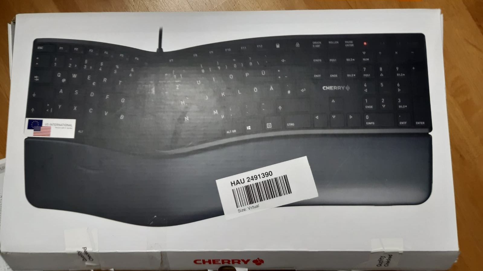 Tastiere: Ergonomische Tastatur CHERRY KC 4500 – Nuovo e nell'imballaggio originale da Sarnen venduto da Ver01dg 1