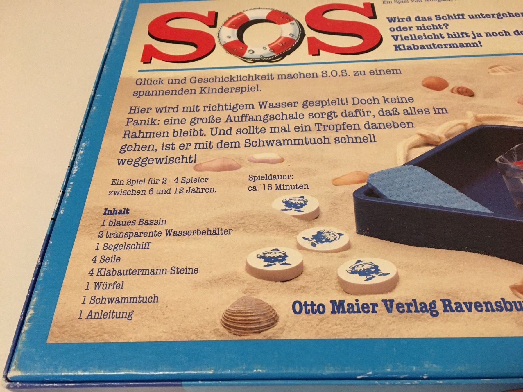 Ravensburger Giochi: SOS - Spiel von Ravensburger - 1992 – Usato da Andwil SG venduto da Rainboli 4