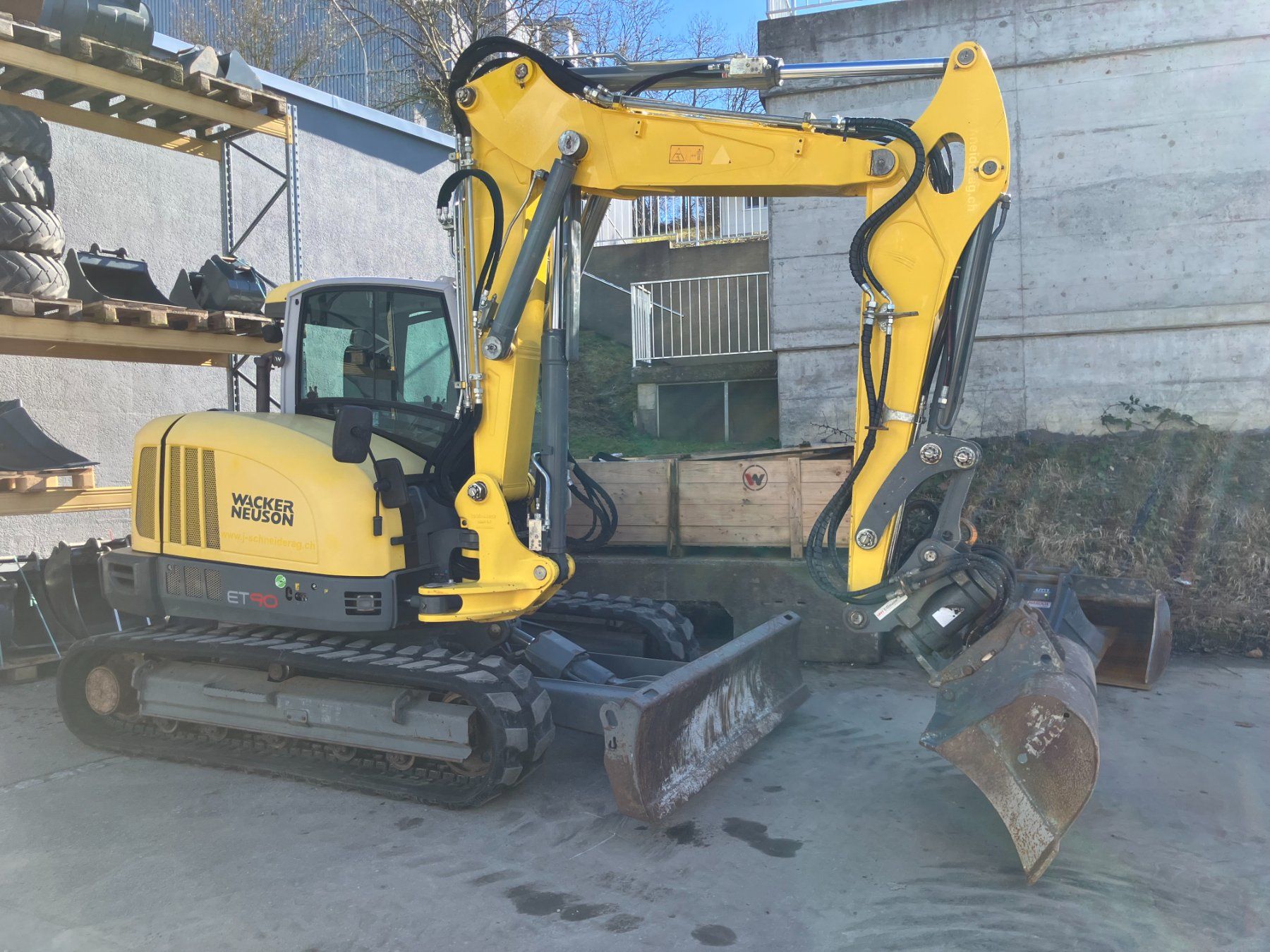 Wacker Neuson Escavatori: Wacker Neuson ET90 Bagger, kein CAT, Takeuchi, Kubota – Usato da St. Gallen venduto da NWN